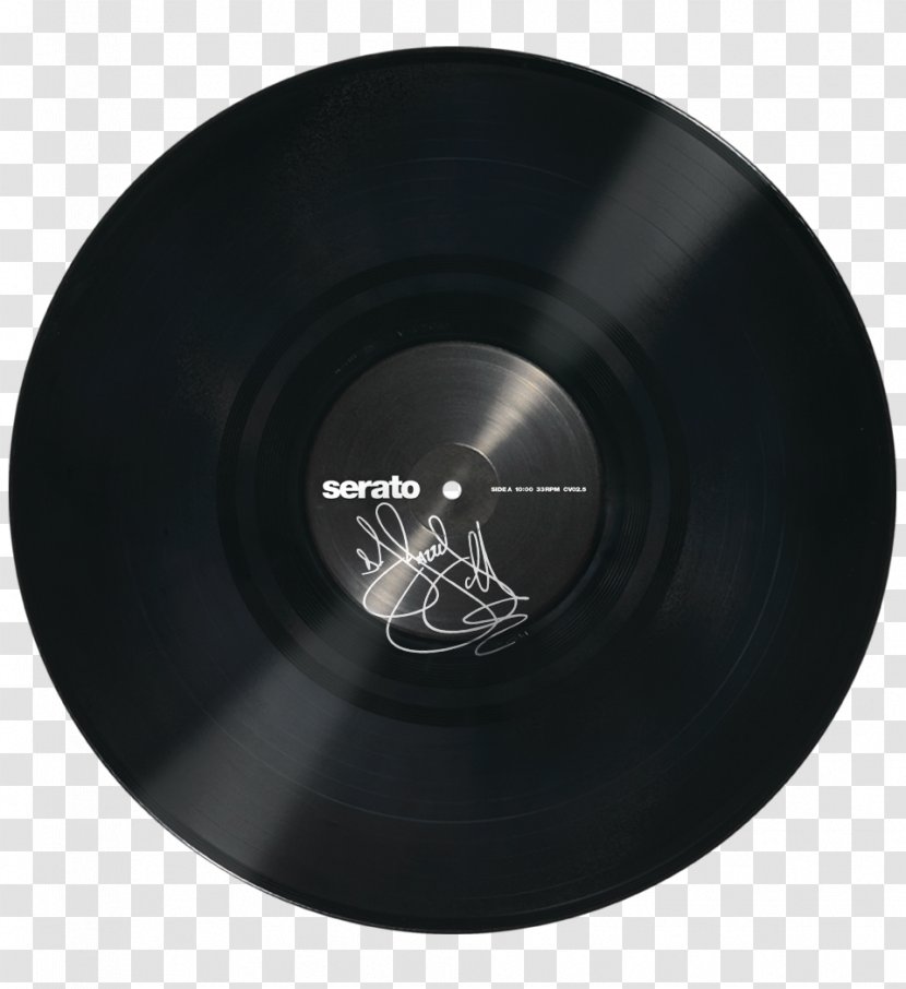 Phonograph Record Scratch Live Serato 12 Inch Control Vinyl - Flower - Performance Series Official Jacket Emulation Software Disc JockeyRound Kick Technique Transparent PNG