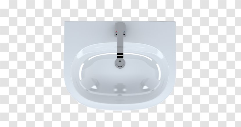 Ceramic Kitchen Sink Glass Tap - Top View Toilet Transparent PNG