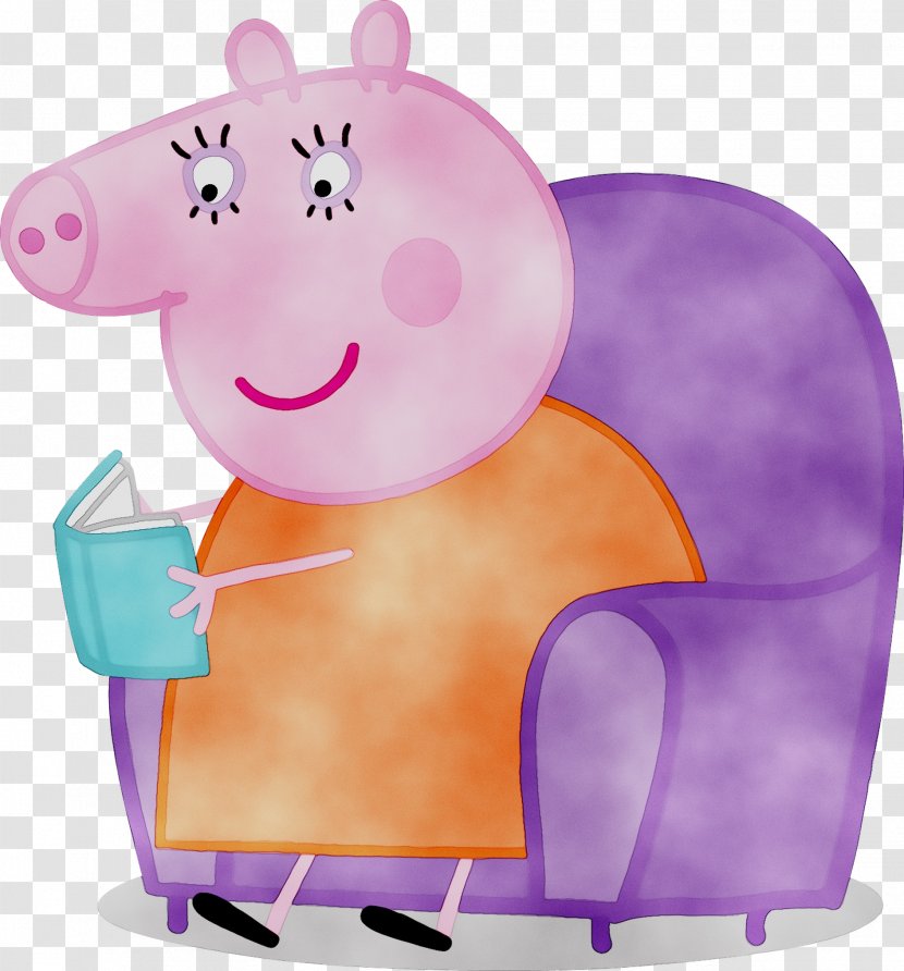 Pig Product Design Chair Cartoon - Fictional Character Transparent PNG