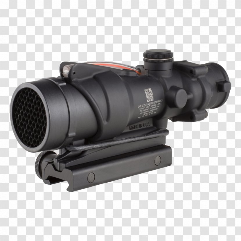 Advanced Combat Optical Gunsight Trijicon M4 Carbine Weapon - Red Dot Sight - Optics Transparent PNG