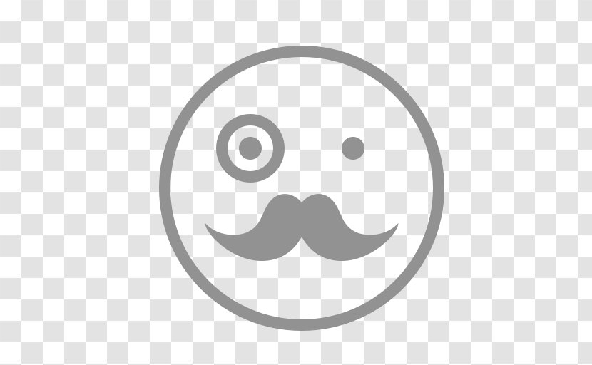 Smiley Emoticon - Moustache - Mustache Transparent PNG