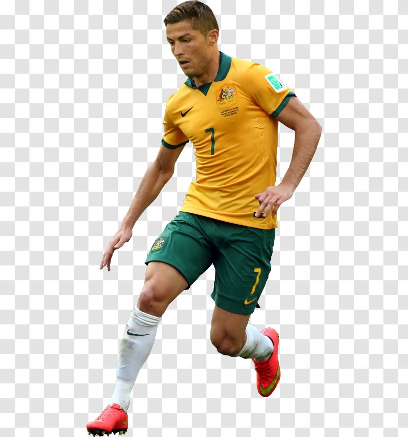 Mathew Leckie 2018 World Cup Group C Australia National Football Team France - Yellow Transparent PNG