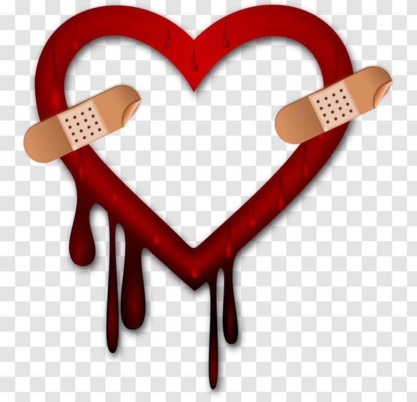 Heartbleed Clip Art - Silhouette - Heart Transparent PNG