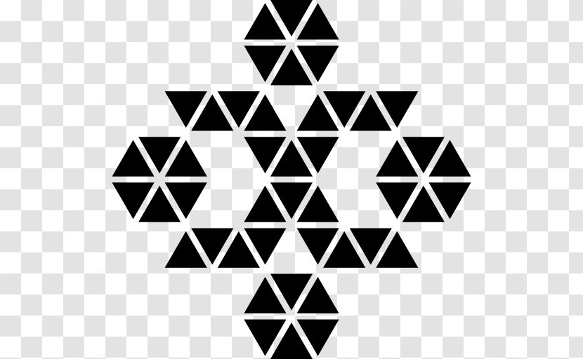 Triangle Ornament Shape Hexagon - Monochrome Photography - Polygonal Shapes Transparent PNG