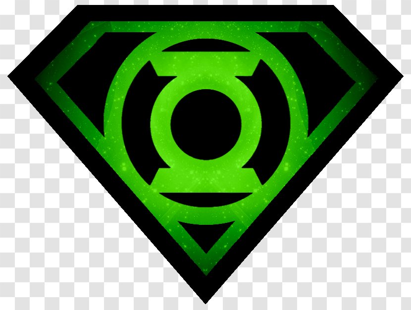 Superman Logo Green Lantern Corps - Vector Transparent PNG