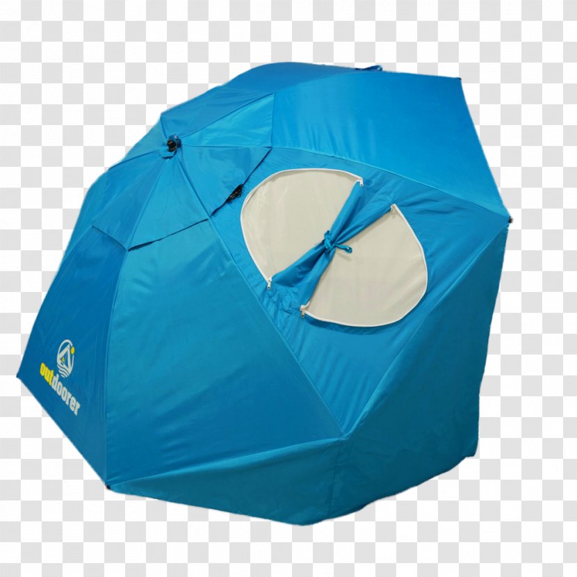 Auringonvarjo Beach Umbrella Tent UV-Strahlenschutz - Electric Blue - Stretch Tents Transparent PNG