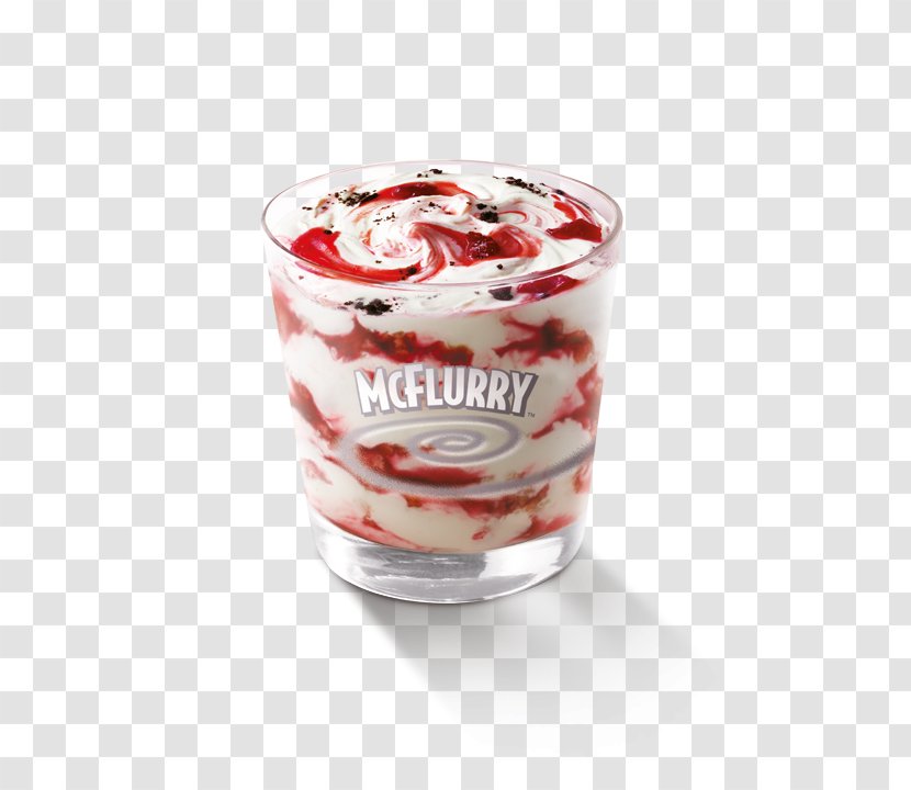 Ice Cream Milkshake Sundae McFlurry - Mcdonald S Mcflurry With Oreo Cookies - Dessert Transparent PNG