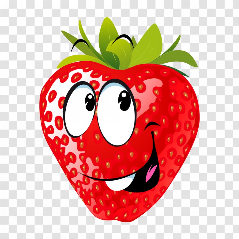 Strawberry Pie Shortcake Cartoon - Plant - Buah Design Element Transparent PNG