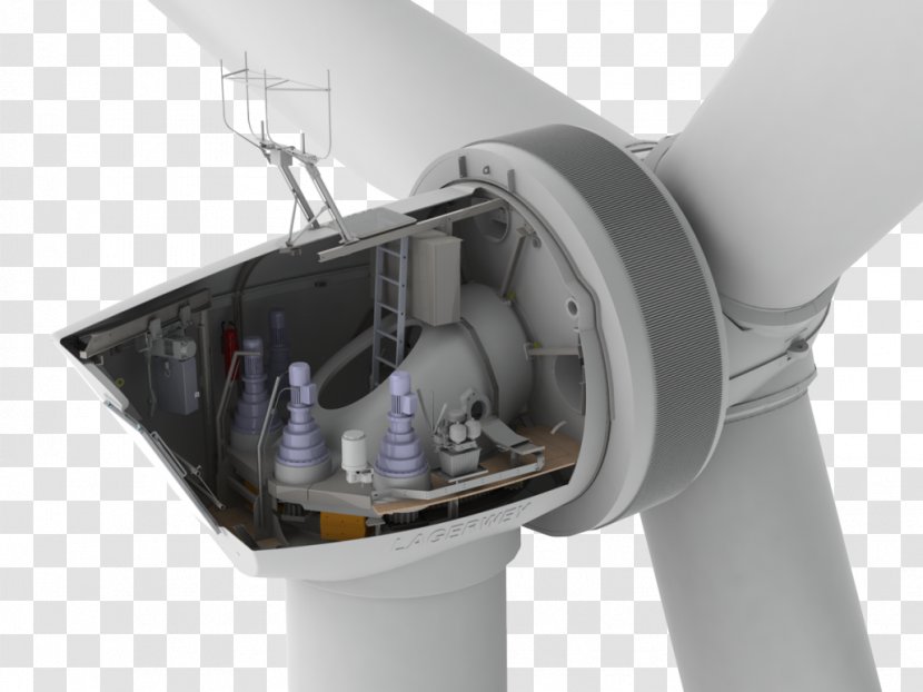 Wind Farm Lagerwey Turbine Nacelle - Megawatt Transparent PNG