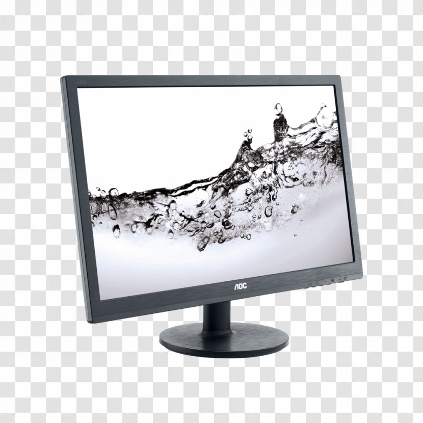 Computer Monitors AOC International Digital Visual Interface Response Time VGA Connector - Output Device Transparent PNG