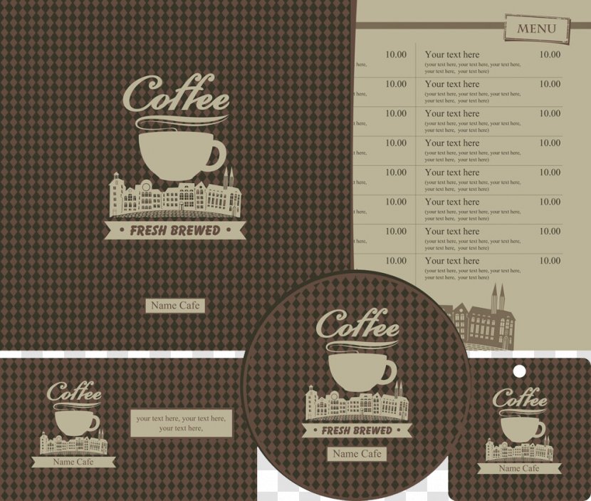Coffee Cafe Breakfast Menu Restaurant - Shutterstock - Vector Transparent PNG