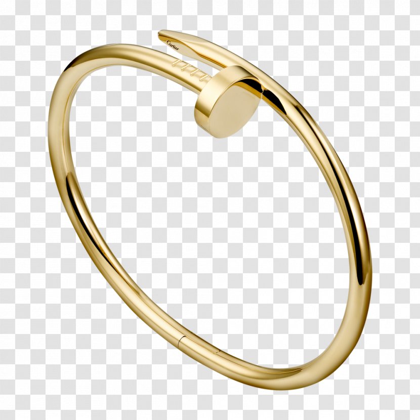 Cartier Love Bracelet Jewellery Gold - Bangle Transparent PNG