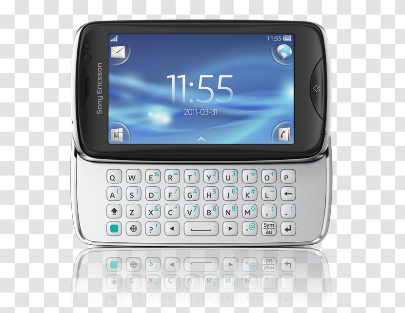 Xperia Play Sony Ericsson W600 Txt Pro Mobile QWERTY - Portable Communications Device Transparent PNG