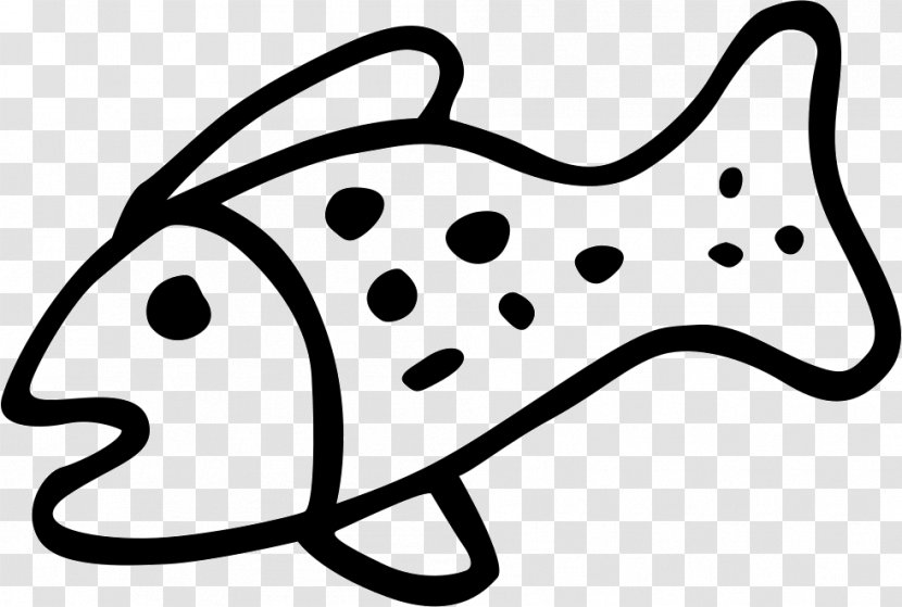 Fish Cooking Drawing Food Clip Art - Black And White Transparent PNG