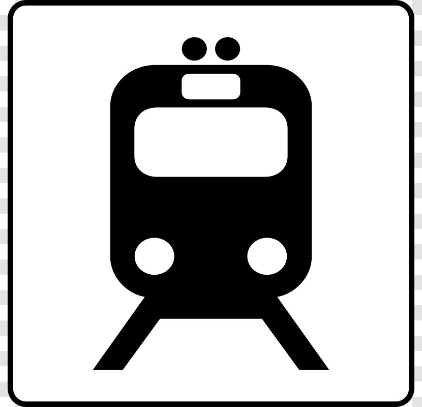 Rail Transport Train Tram Clip Art - Public - Vector Transparent PNG