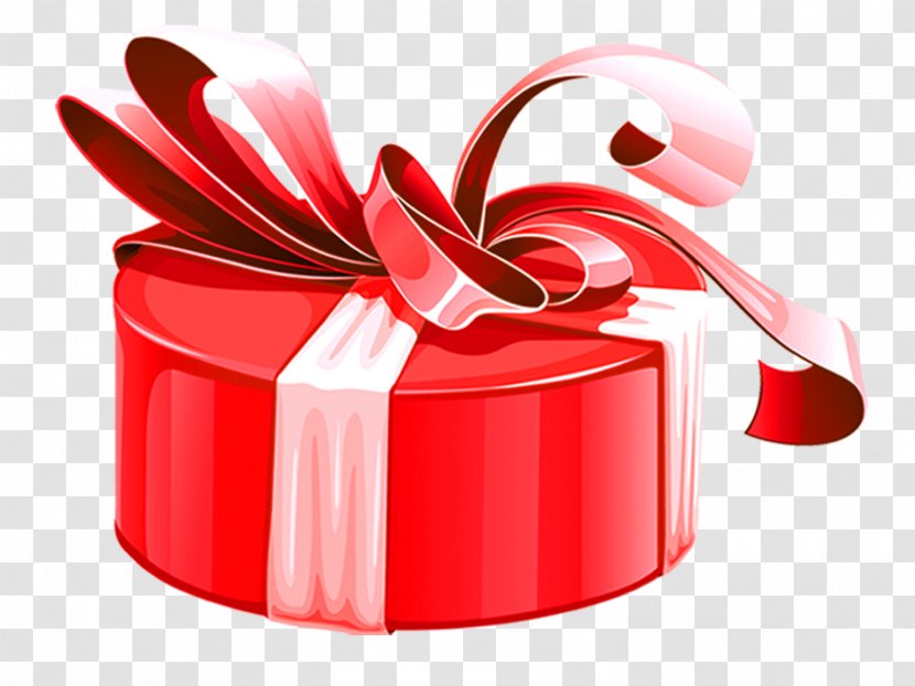 Gift Birthday Gratis Box - Red - Cartoon Transparent PNG