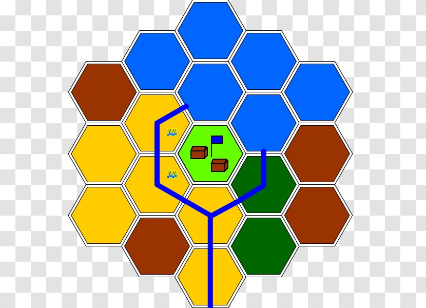 Hexagon Tile Honeycomb Beehive Pattern - Material - Hollow Color City Building Transparent PNG