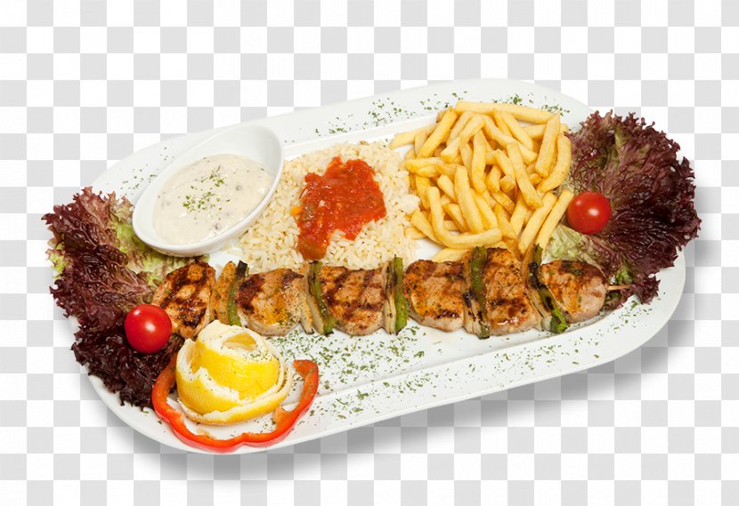 Kebab Full Breakfast Middle Eastern Cuisine Fast Food - Meal Transparent PNG