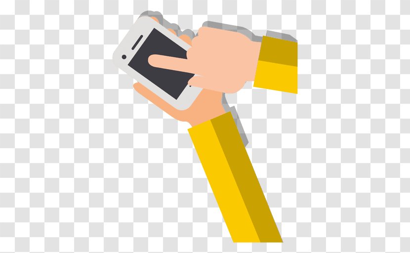 Drawing Smartphone Mobile Phones - Animation - Hand Holding Transparent PNG
