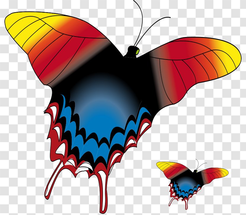 Desktop Wallpaper Clip Art - Brush Footed Butterfly - Clipart-butterfly Transparent PNG