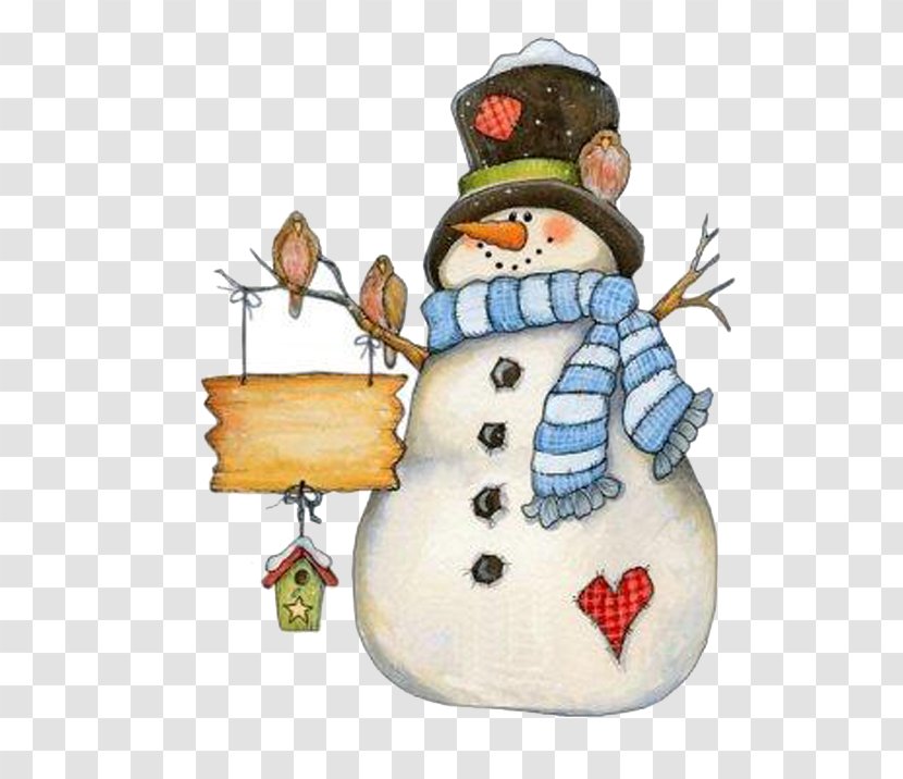 Santa Claus Christmas Snowman Greeting Card Clip Art - Child - Bird Standing On The Arm Transparent PNG