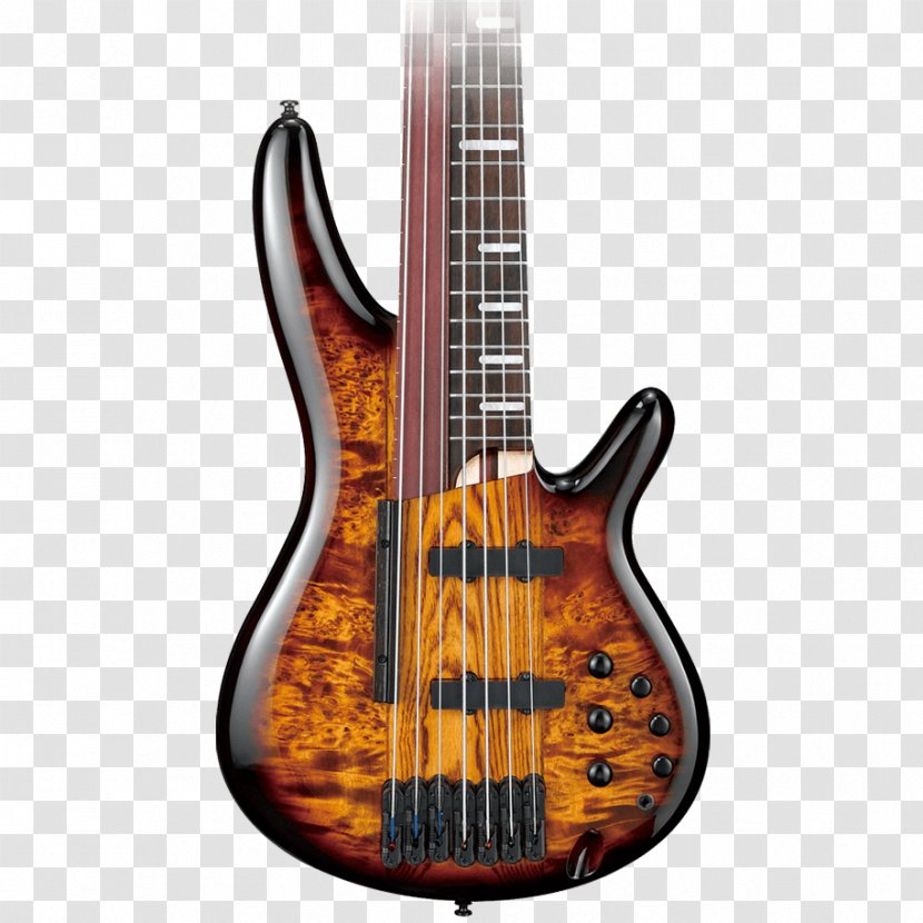 Seven-string Guitar Bass Electric - Silhouette Transparent PNG