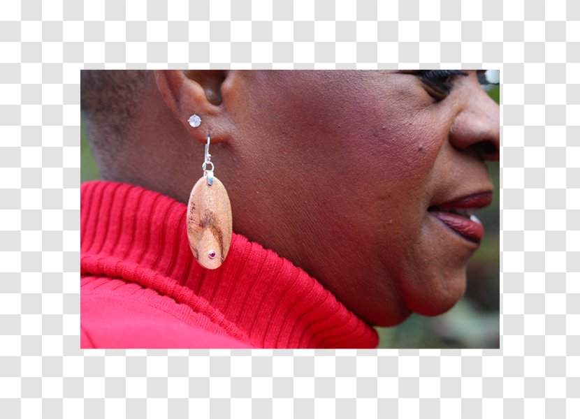 Earring Chin Close-up - Guacamole Day Transparent PNG