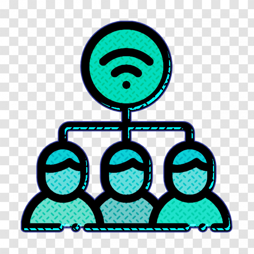 Smart City Icon Population Icon Wifi Icon Transparent PNG