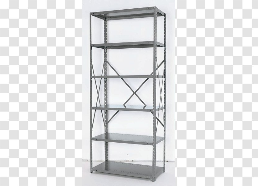 Shelf Slotted Angle Pallet Racking Steel Furniture - Wrought Iron - Store Transparent PNG