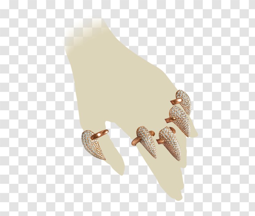 Ring Jewellery Gold Finger Bracelet - Felidae Transparent PNG
