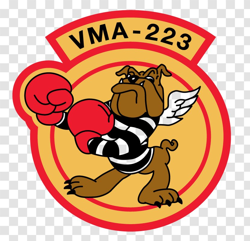 Clip Art VMA-223 Logo United States Marine Corps Bulldog - Fictional Character - Vma231 Transparent PNG
