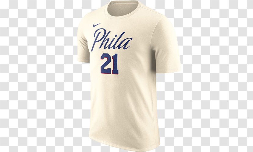 T-shirt Philadelphia 76ers Jersey Swingman - Sports Fan Transparent PNG