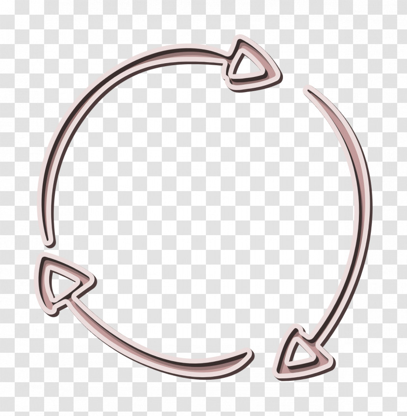 Loop Icon Loop Arrow Icon Hand Drawn Arrows Icon Transparent PNG