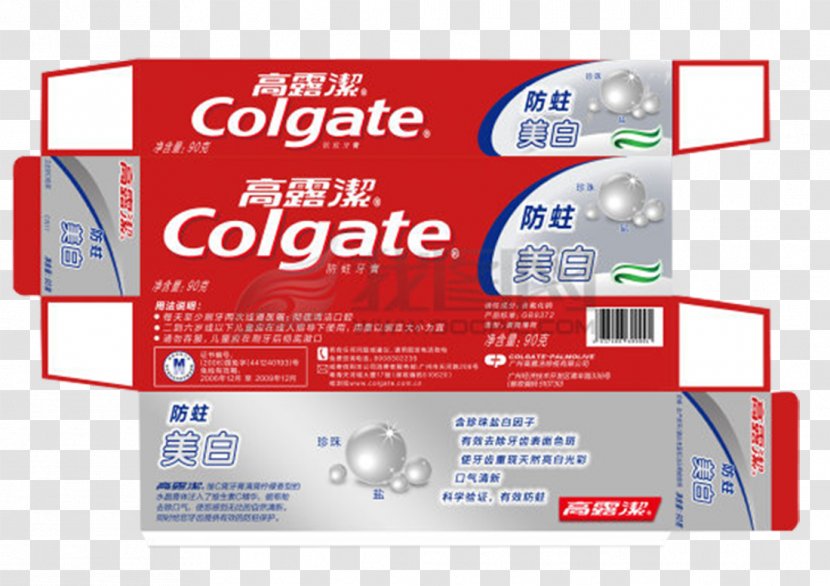 Packaging And Labeling Toothpaste Box Paper Net - Brand - Colgate Design Transparent PNG