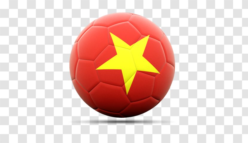 Flag Of Vietnam National Football Team - Pallone Transparent PNG