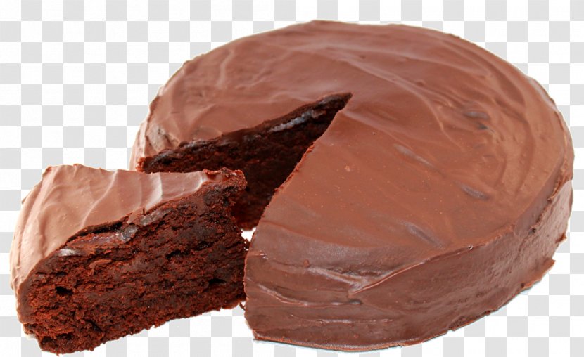 Chocolate Cake Fudge Sachertorte Pudding Brownie - Praline Transparent PNG