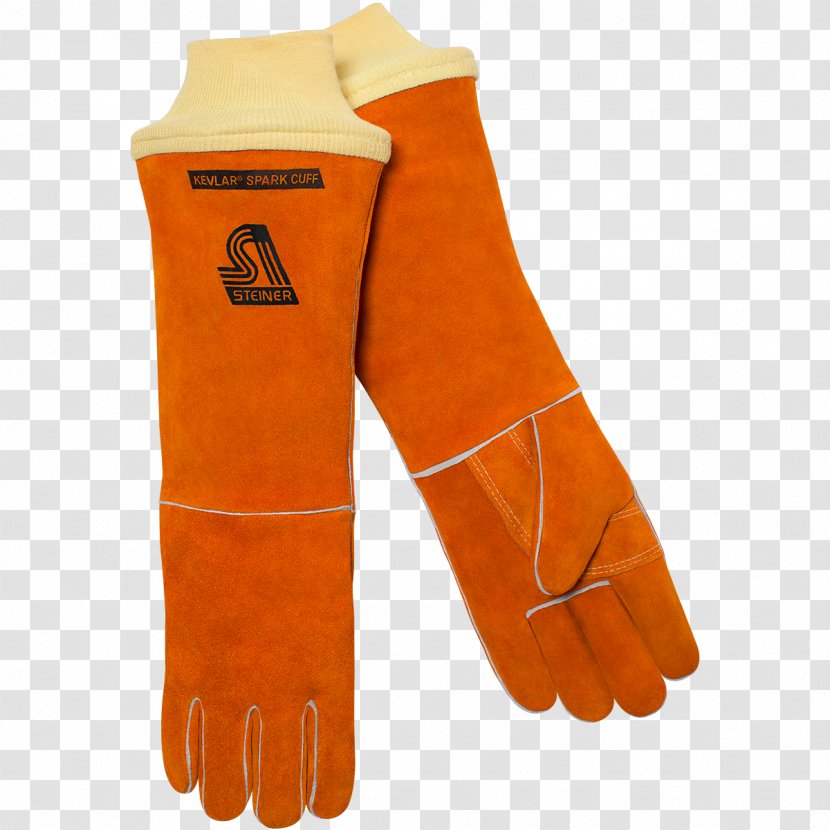 Cycling Glove Kevlar Cuff 0 - Orange - Welding Spark Transparent PNG
