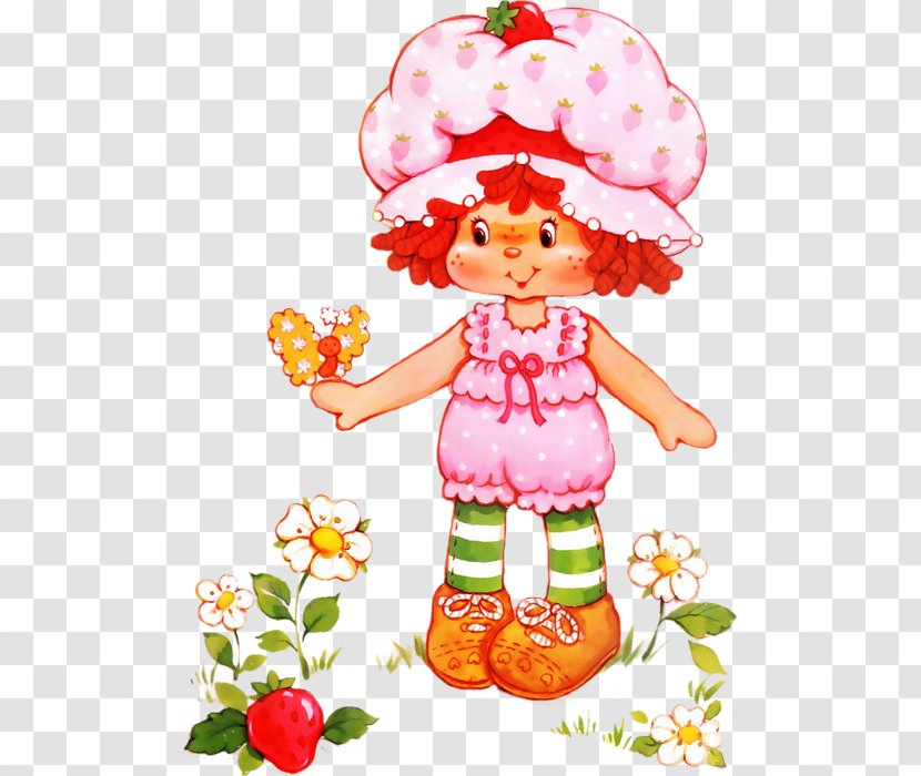 Strawberry Doll Toddler Character - Rosita Transparent PNG