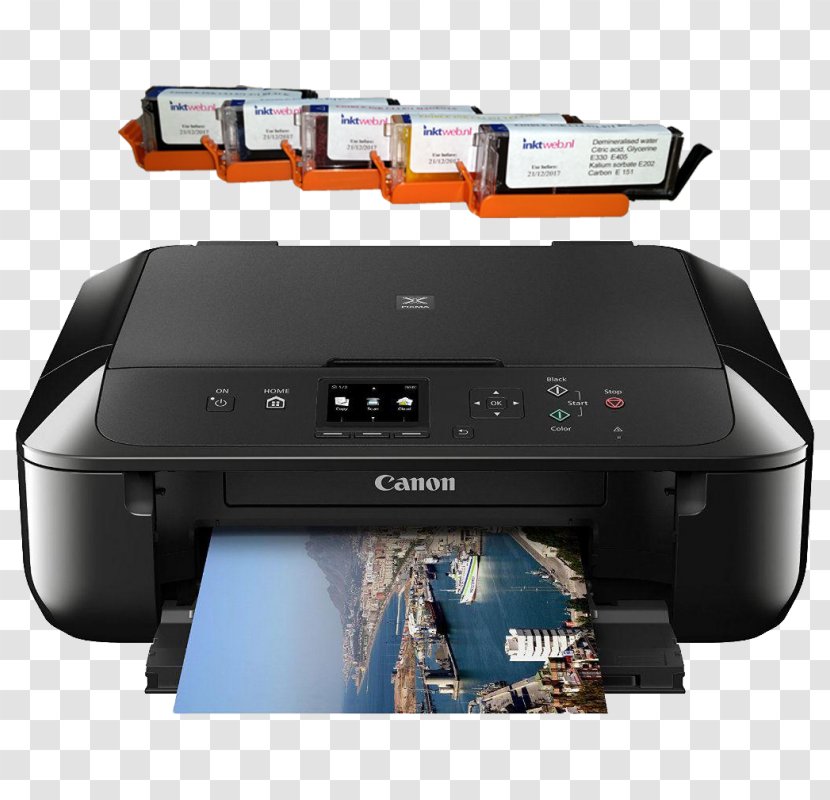 Canon PIXMA MG5750 Printer Inkjet Printing ピクサス - Image Scanner Transparent PNG