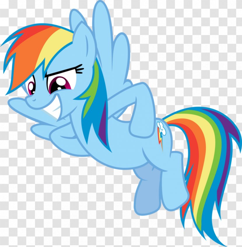 Pony Rainbow Dash Horse Clip Art - Watercolor Transparent PNG