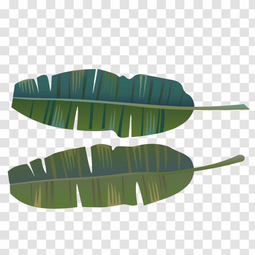 Vector Green Banana Leaves - Plant - Pattern Transparent PNG