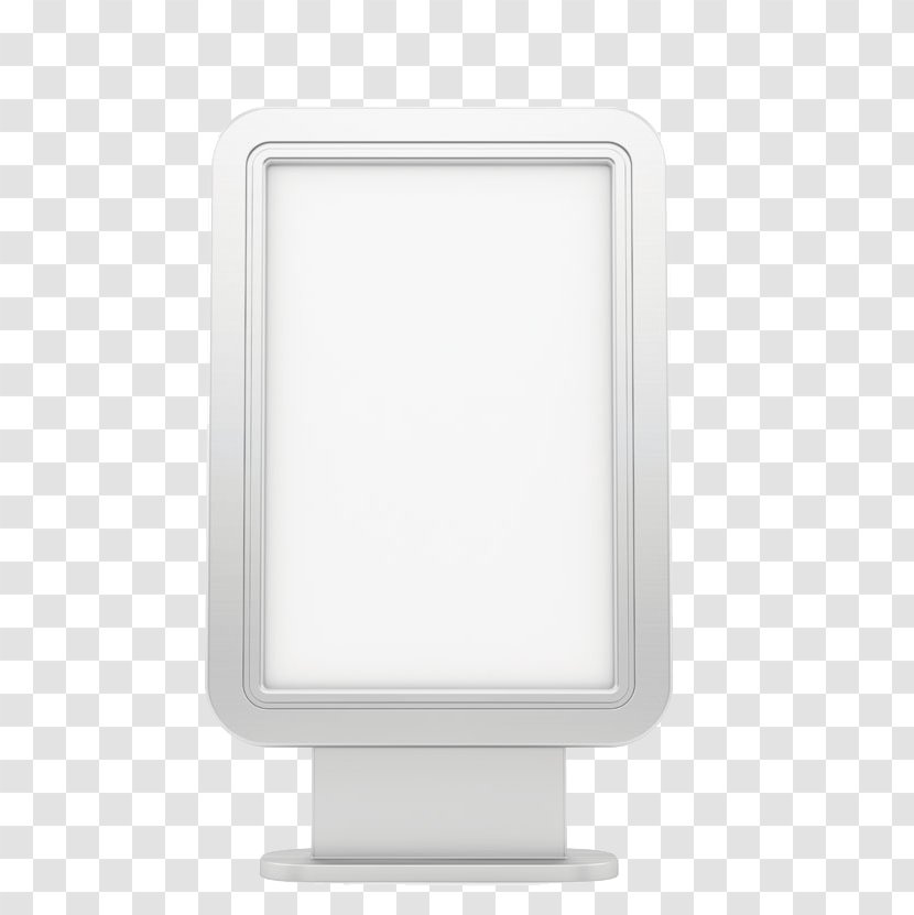 Rectangle - White Advertising Lights Transparent PNG