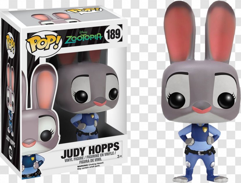 Lt. Judy Hopps Nick Wilde Funko Finnick Collectable - Walt Disney Company - Toy Transparent PNG