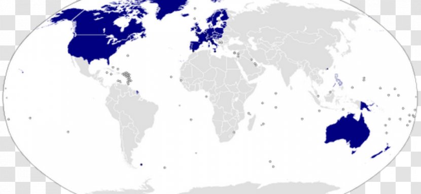 Old World Globe Western Map - Wikipedia - Speak English Transparent PNG