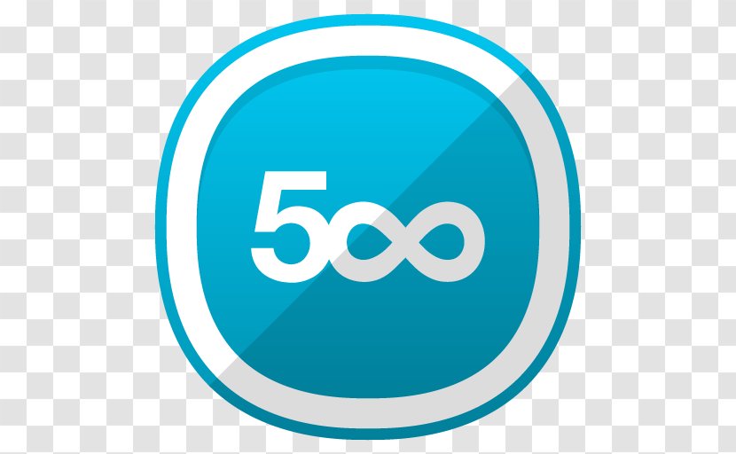 500px Download - Text - Social Application Transparent PNG