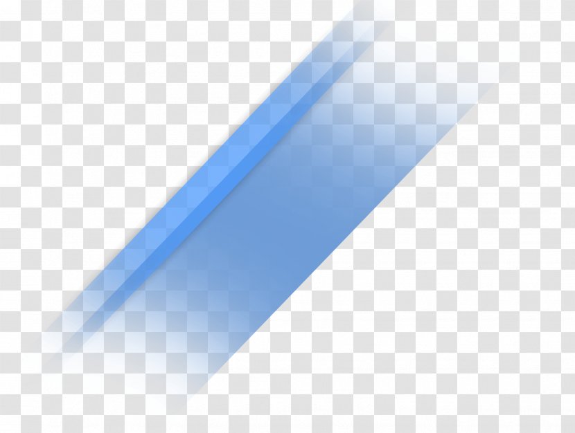 Line Angle - Blue Transparent PNG