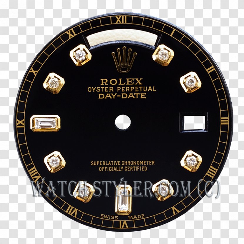 Rolex Datejust Submariner Watch Day-Date - Gold - Dial Transparent PNG