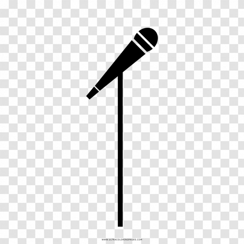 Microphone Stands Stand-up Comedy Comedian - Coloring Book - Stand Up Transparent PNG