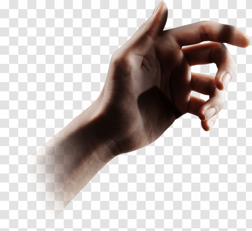 Thumb Signal Holding Hands - Man - Hand Shadow Transparent PNG