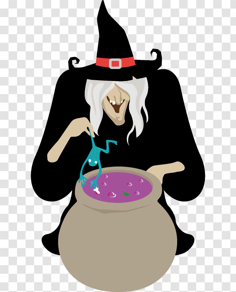 Witch Halloween - Cookware And Bakeware - Hat Headgear Transparent PNG